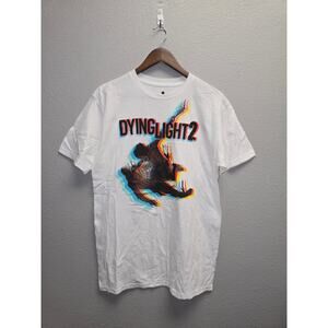 Dying Light 2 Shirt White Medium Video Game Graphic Promo Tee Medium
